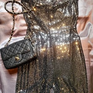 A3 Design Sparkling One Piece in Size M